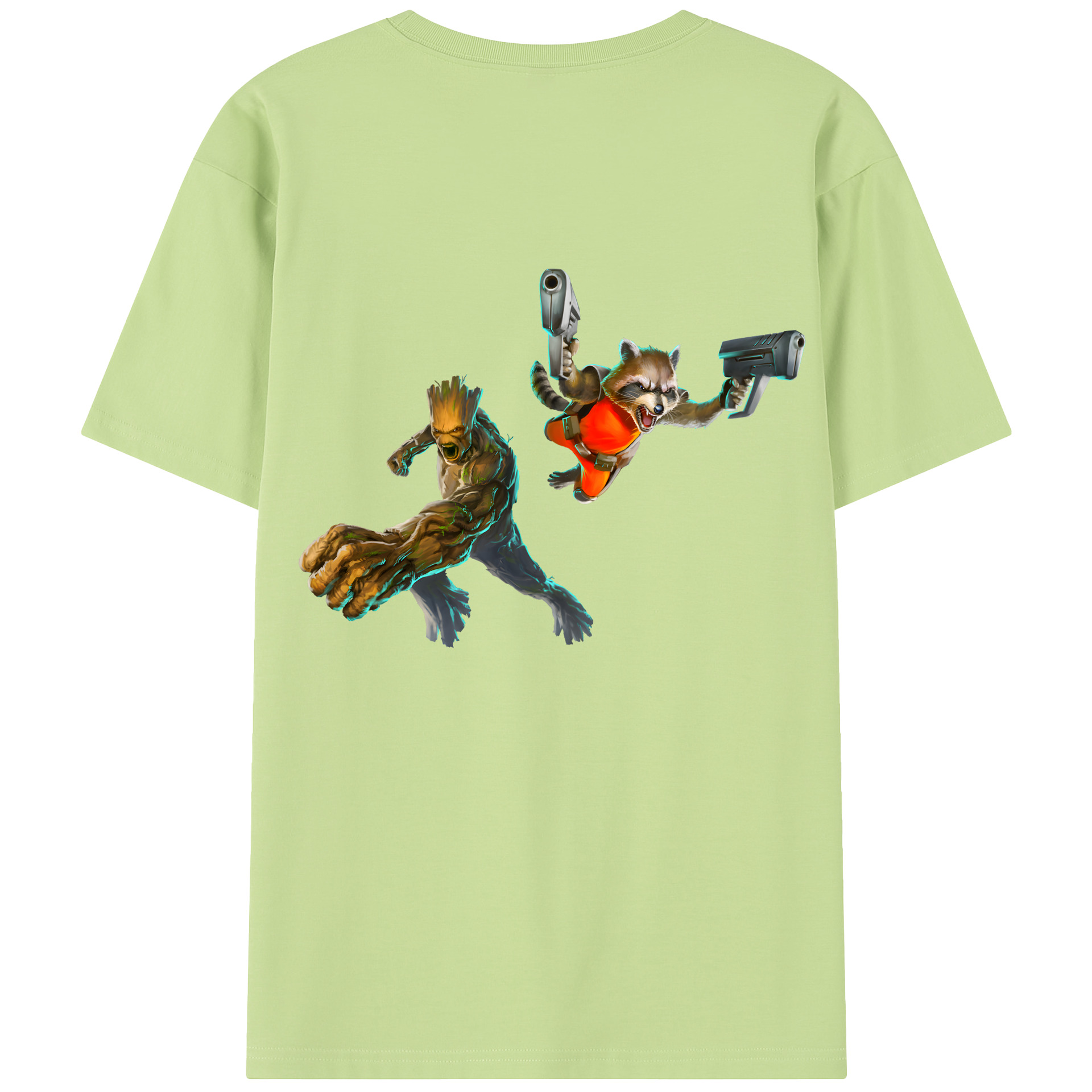 （画像用） アベンジャーズ The Avengers 綿100％半袖Tシャツ（背面プリント）